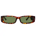 LINDA FARROW TALITA RECTANGULAR SUNGLASSES 