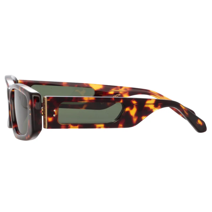 LINDA FARROW TALITA RECTANGULAR SUNGLASSES 