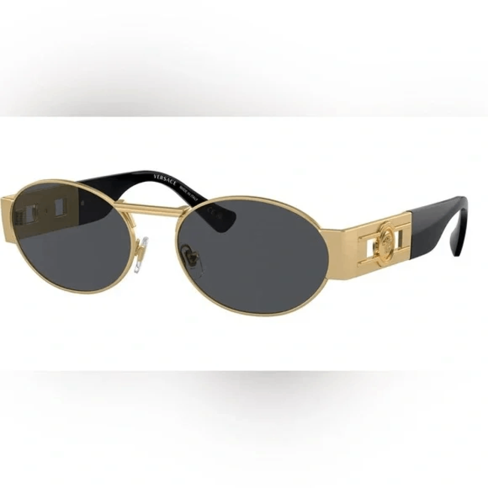 VERSACE - MEDUSA DECO OVAL SUNGLASSES  
