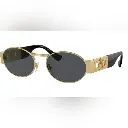 VERSACE - MEDUSA DECO OVAL SUNGLASSES  